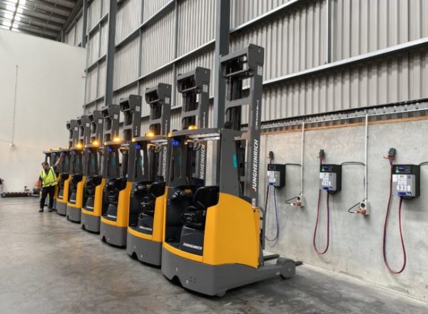 Warehouse EV Charging Point