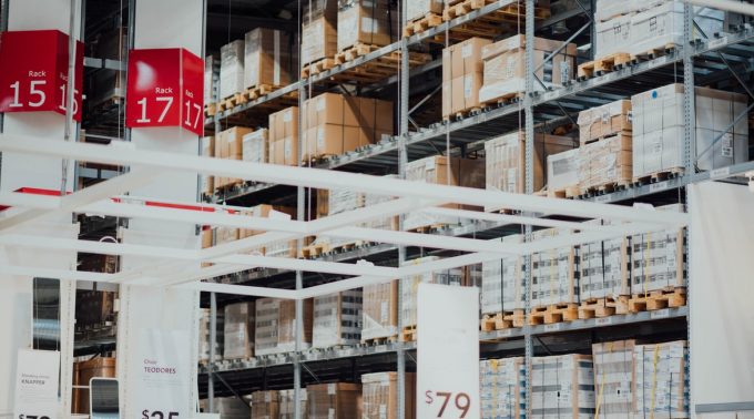 Warehouse racking and shelving